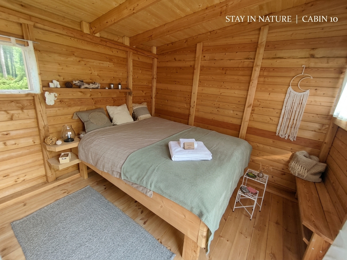 vnitřek glamping